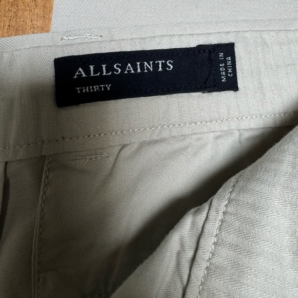 AllSaints Park Khaki pants - Picture 2 of 3